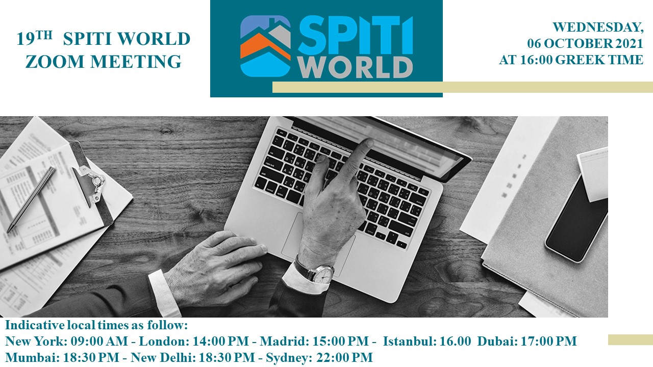 19th Spiti World Zoom Meeting